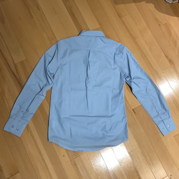 EUC Boys Newberry Light Blue Button Up Dress Shirt - size 12 - Picture 10 of 16